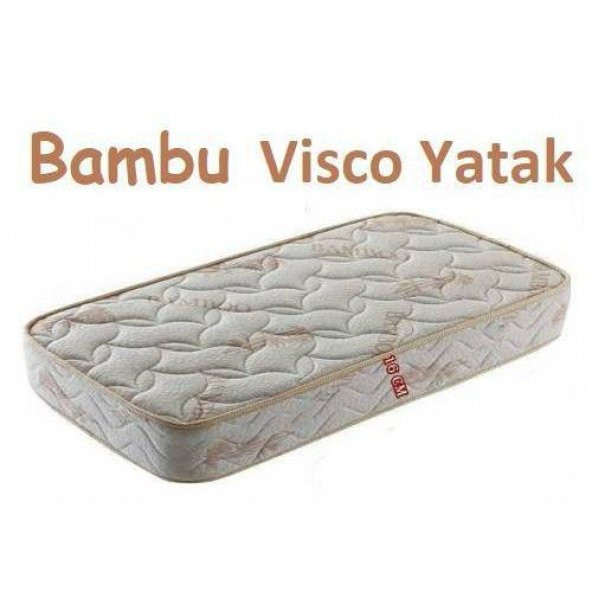 70x140 Ortopedik Visco bambu yaylı çocuk yatağı 70x140 bebek yatağı 70x140 çocuk yatağı