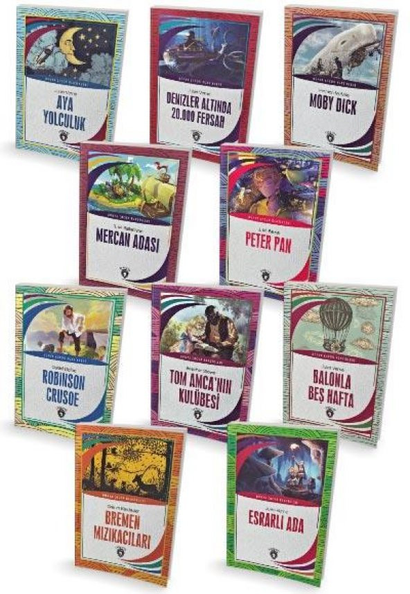 Dünya Çocuk Klasikleri Set 2 - 10 Kitap - Dorlion Yayınları