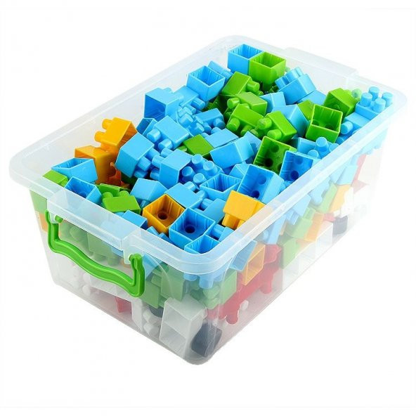Midi Blok 50 Parça Lego Seti Çantalı Saklama Kaplı Yap Boz