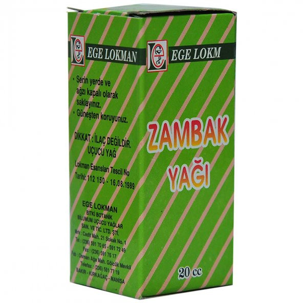 Ege Lokman Zambak Yağı 20 cc - 2
