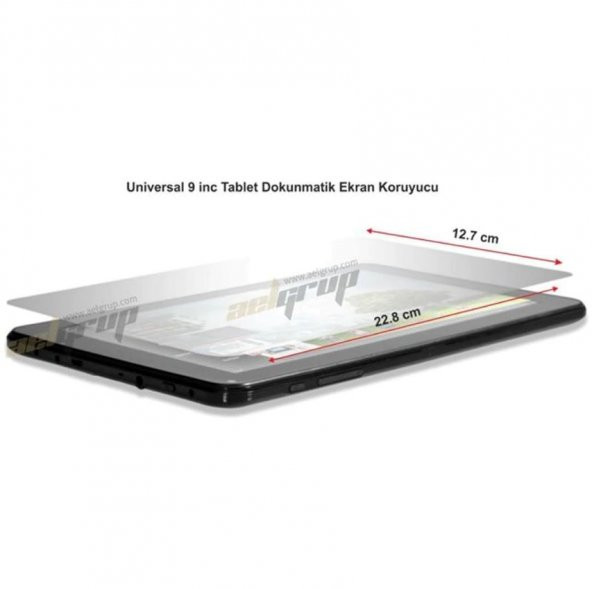 9 inç Universal Tablet Dokunmatik Ekran Koruyucu Cam