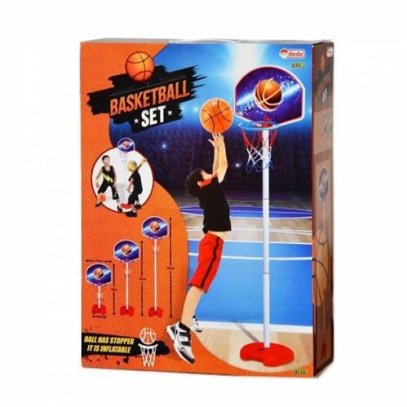 Ayaklı Basketbol Seti Oyuncak Boyu Uzar Dede 03407