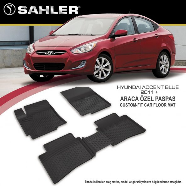 Sahler Hyundai Accent Blue 2011-2018 4D Paspas