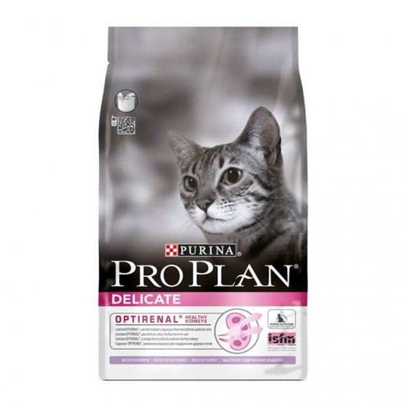 Pro Plan Delicate Hindili ve Pirinçli Yetişkin Kedi Maması 1.5 kg