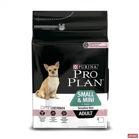 ProPlan Sensitive Skin Somonlu Küçük Irk Yetişkin Köpek Maması 3 kg