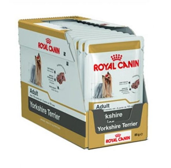 Royal Canin Yorkshire Terrier Adult Yaş Köpek Maması, 12 x 85 gr