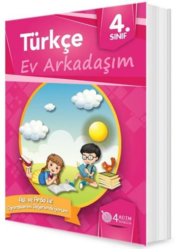4.Sınıf Türkçe Ev Arkadaşım 4 Adım Yayınları