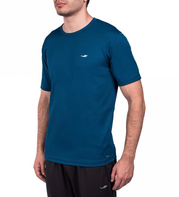 Lescon 18S-1249-18N Petrol Mavi Erkek Kısa Kollu T-Shirt