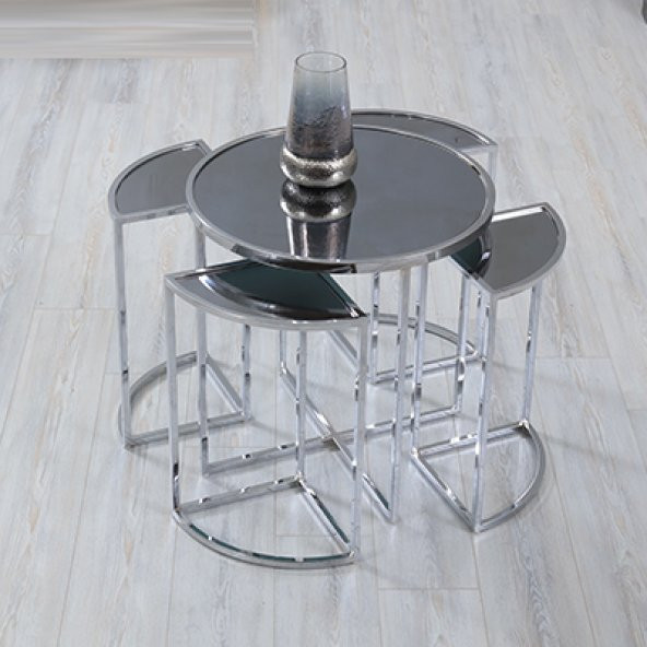Metal Ayaklı Smart Zigon Sehpa - 3