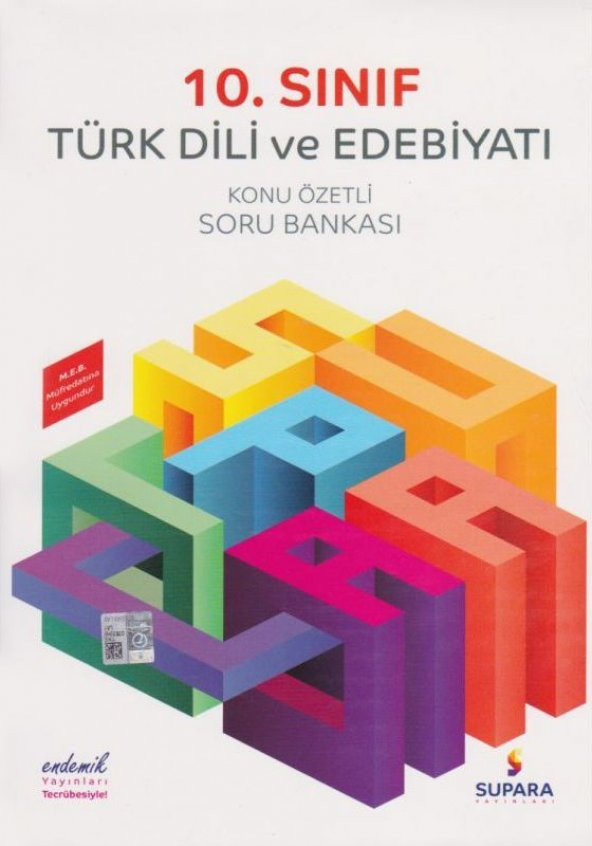 Supara Yayınları 10. Sınıf Türk Dili ve Edebiyatı Konu Özetli Sor