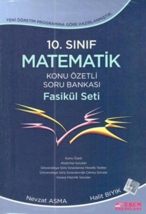 Esen Yayınları 10.Sınıf Matematik Konu Özetli Soru Bankası Fasikü