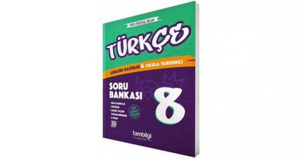 8. Sınıf Türkçe Soru Bankası Tambilgi Yayınları