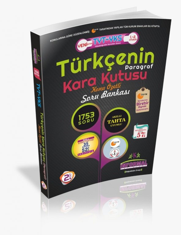 İnformal YKS 1.Oturum TYT Türkçenin Paragraf Kara Kutusu Konu Öze