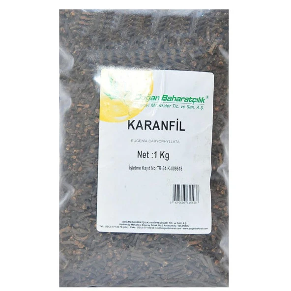 Doğan Baharatçılık Tane Karanfil 1 Kg Kiloluk Paket