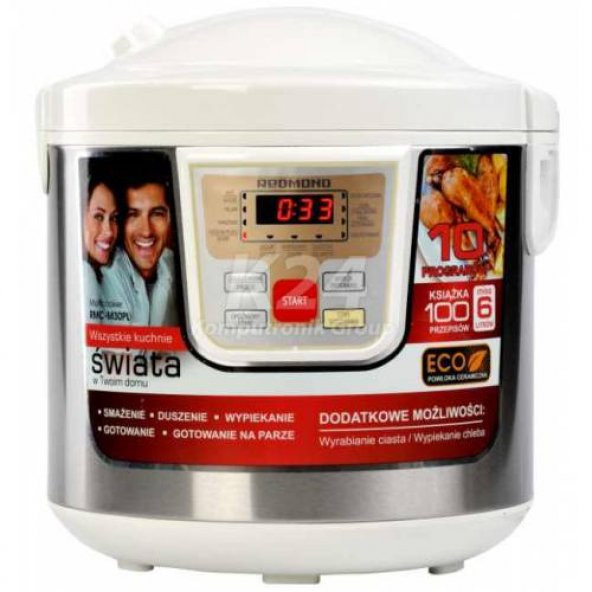 REDMOND RMC-M30 Multicooker Çok Amaçlı Yemek Pişirme Makinesi 6LT