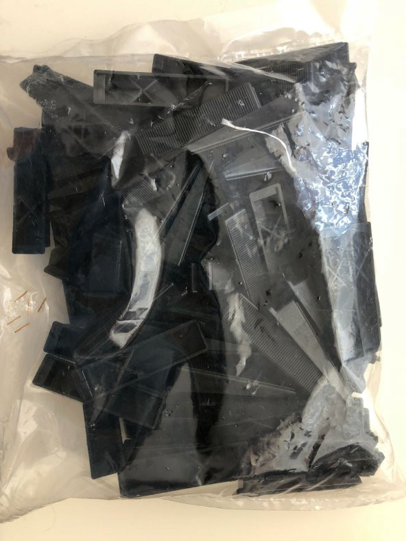 1 Pakette 100 adet Fayans Seviye Tespit Takozu Ayar Derz Artısı Aparatı Plastik - 7