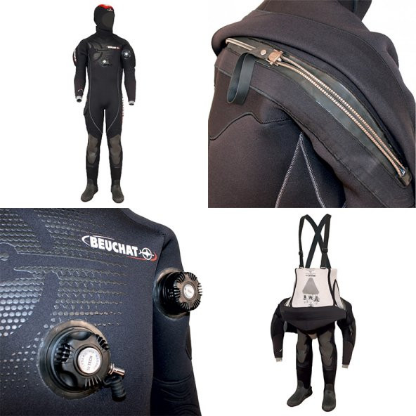 BEUCHAT ICEBERG DRY Kuruelbise, 6,5 mm. Neopren Dalış Elbisesi - 2