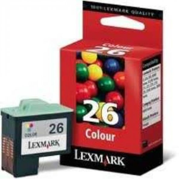 Lexmark 10N0026 Orjinal Renkli Kartuş 26