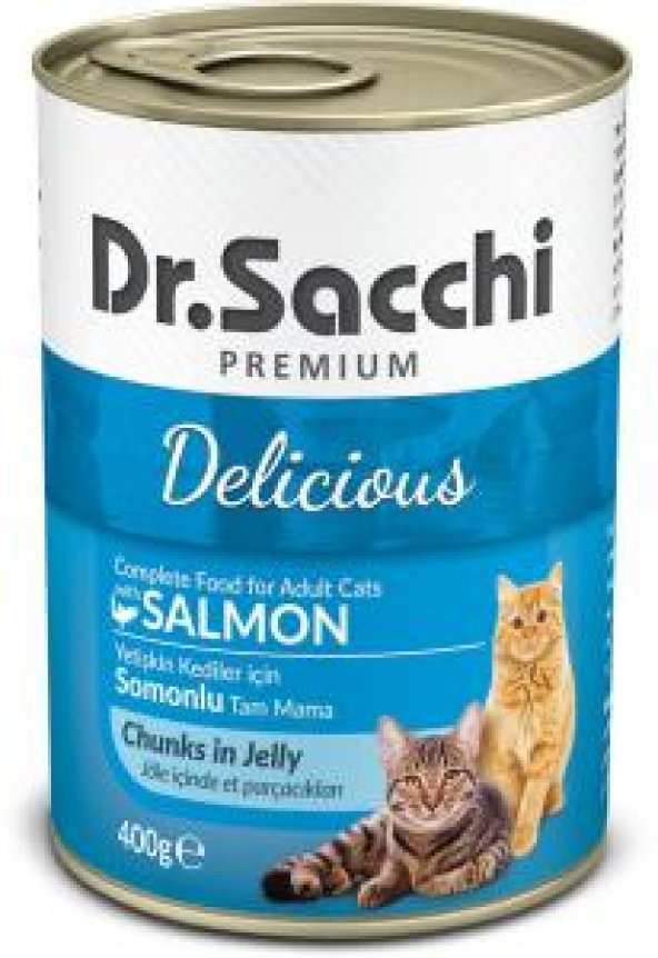 Dr.Sacchi premıum somonlu konserve kedi maması