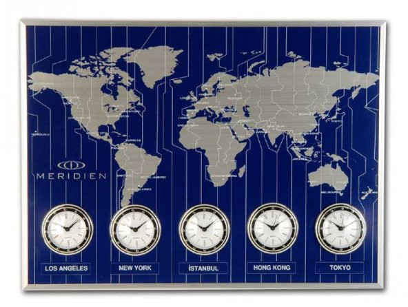 1395 BUS Mavi Küçük Dünya Saatı