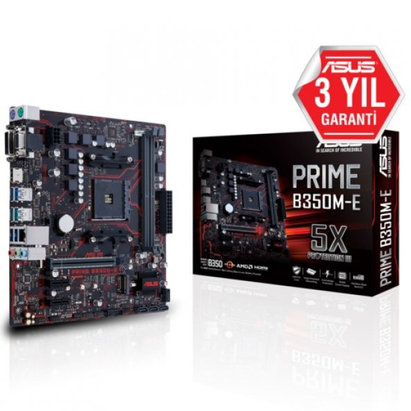 Asus Prime B350M-E DDR4 S+V+GL AM4 (mATX)