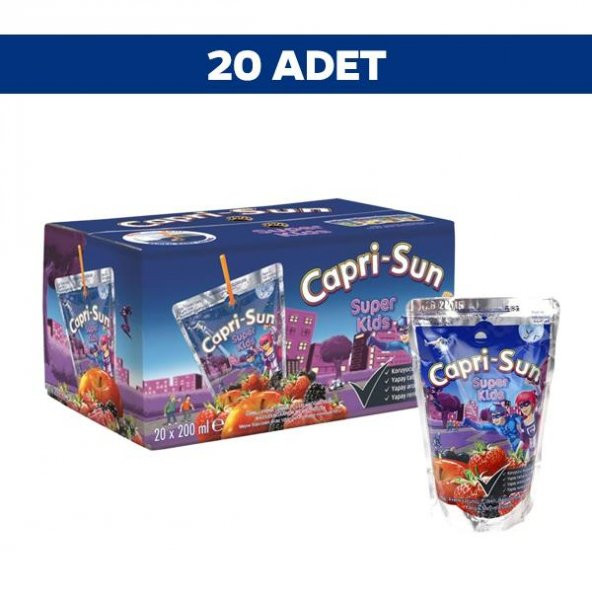 CapriSun Süper Kids Meyve Suyu 200 Ml x 20