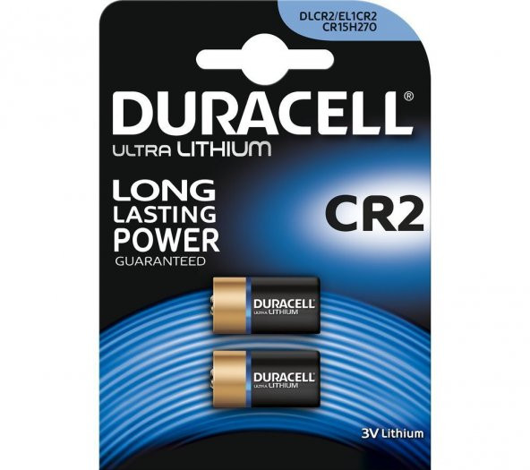 Duracell CR2 3V Lityum Pil 2li