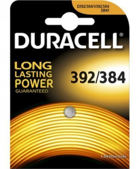 Duracell 392/384 Saat Pili Silver Oxide