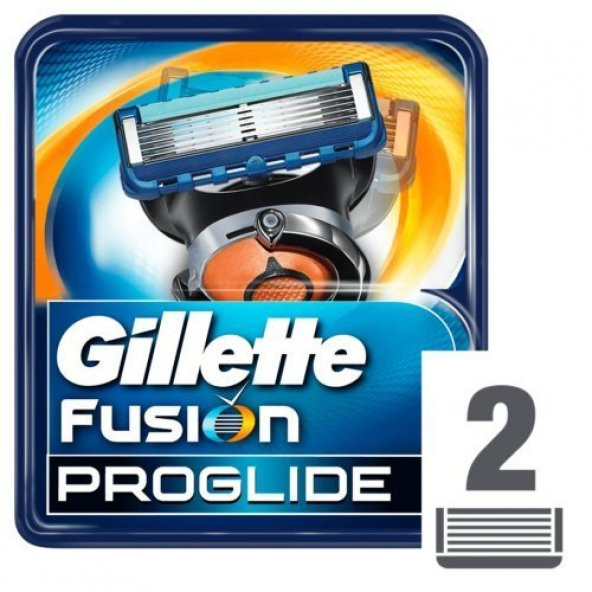 Gillette Fusion Proglide Yedek Tıraş Bıçağı 2'Li