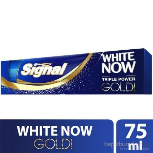 SIGNAL WHITE NOW GOLD 75ML