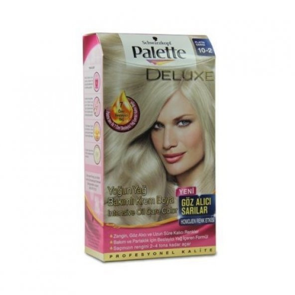 Palette Deluxe Saç Boyası 10-2 Platin Sarısı