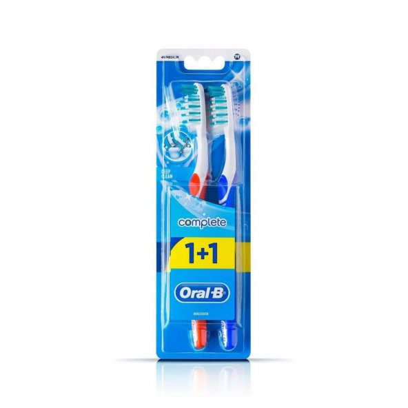 Oral-B Diş Fırçası Complete Deep Clean 40 Orta 1 Alana 1 Bedava Paketi