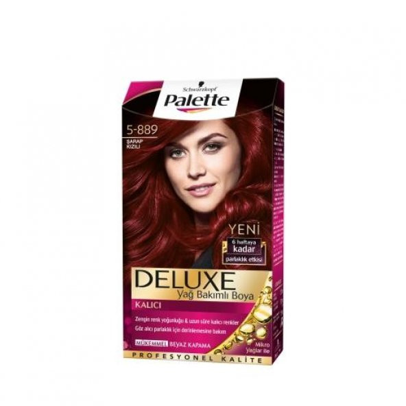 Palette Deluxe 5.889 Şarap Kızılı Saç Boyası