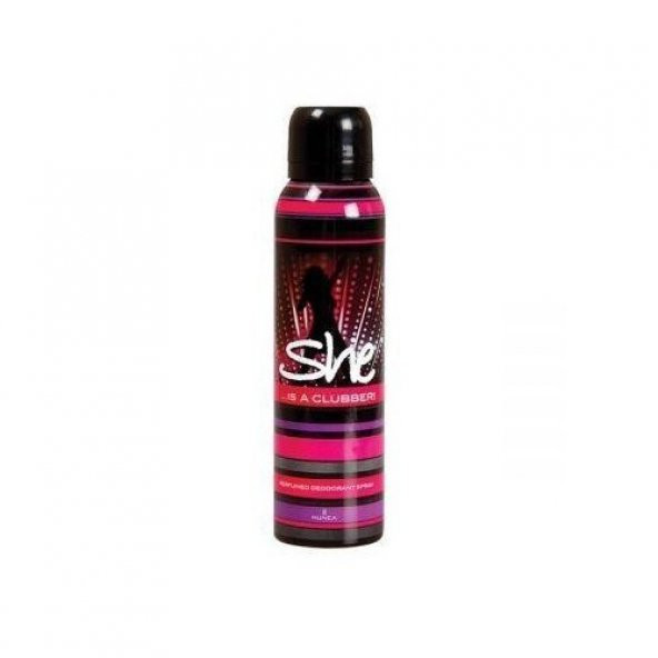 She Deo Sprey Is A Clubber 150Ml