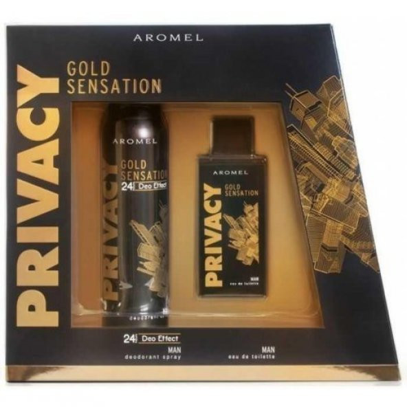 Privacy Gold Sensation Men Parfüm 100 Ml + Deo Erkek