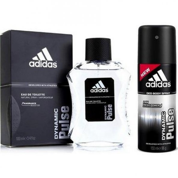 Adidas Dynamic Pulse Set 100 Ml EDT + 150 ML Deodorant Erkek
