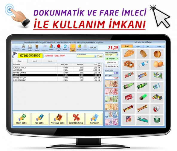 Barkodlu Satış Sistemi 9 Demirsoft - 2