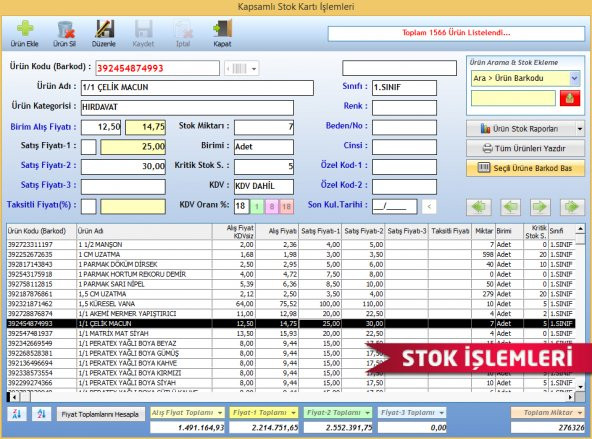 Barkodlu Satış Sistemi 9 Demirsoft - 5