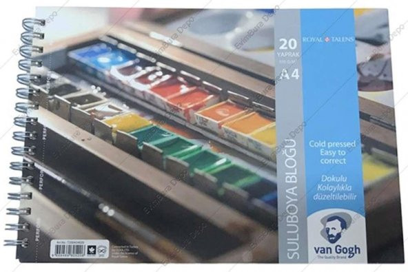 Talens Van Gogh Sulu Boya Bloğu 300 gr A4 20 Yaprak