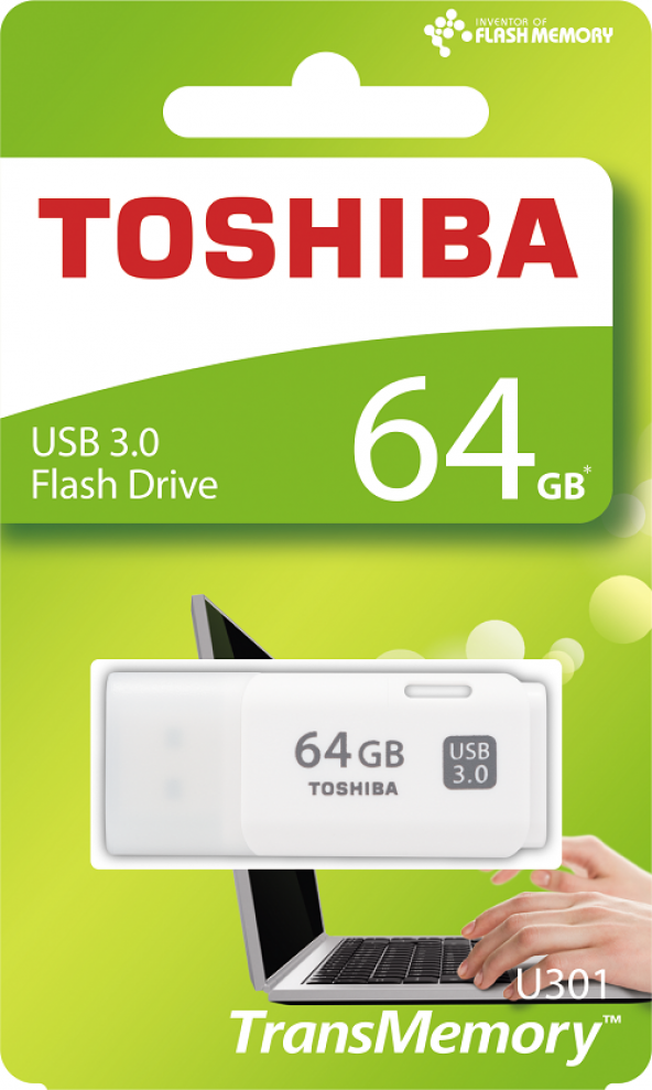 Toshiba Hayabusa 64GB USB 3.0 Beyaz USB Bellek