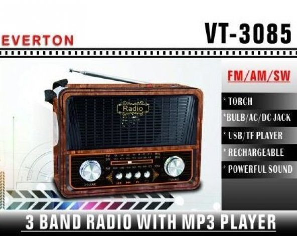 Everton RT-817 Müzik Kutusu,Fm Radyo, usb, sd, Mp3 player