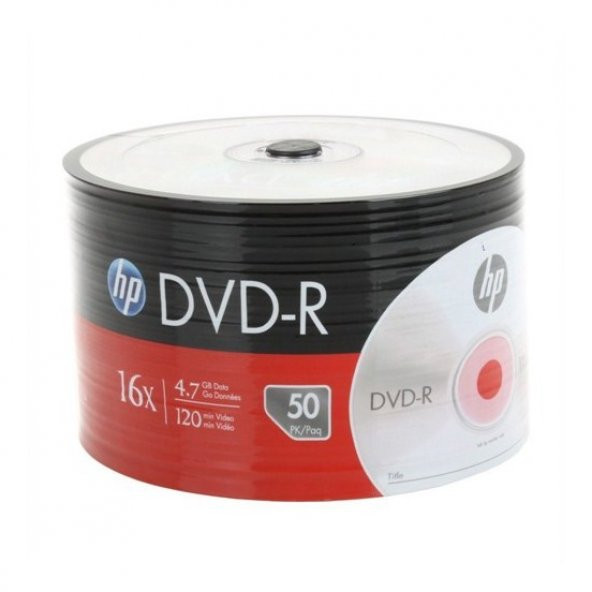 HP DVD-R 16X 4.7 GB 50li Spindle BOŞ DVD