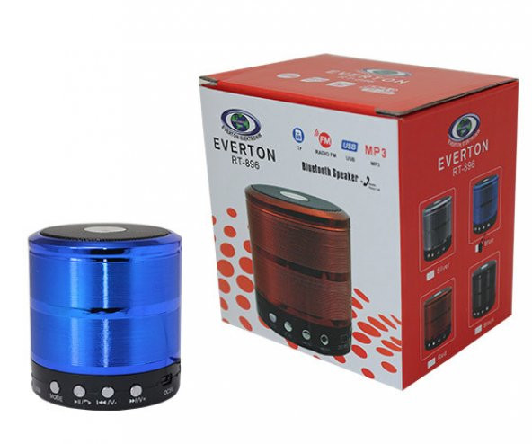 Everton RT-896 Bluetooth Şarjlı Müzik Kutusu Fm, Usb, Sd