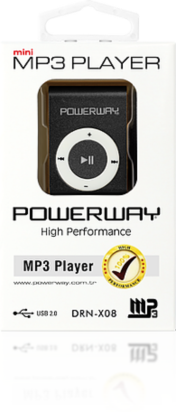 Powerway DRN-X08 Mini Mp3 Player Hafızasız