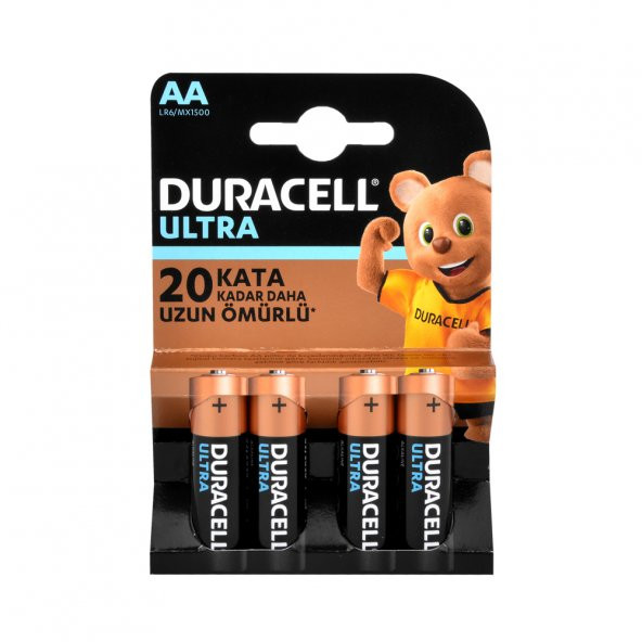 Duracell Ultra Power Powercheck AA Kalem Pil 4lü