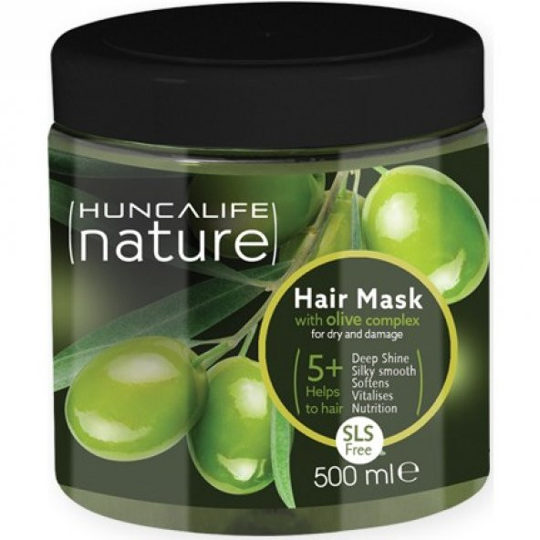 Huncalife Nature Zeytinyağlı Saç Maskesi 500 ml