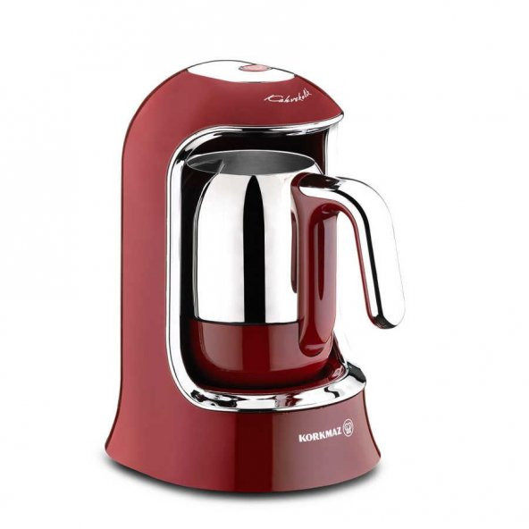 Korkmaz Kahvekolik Kırmızı Otomatik Kahve Makinesi A860-03