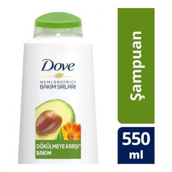 Dove Şampuan Dökülmeye Karşı Avakado Özlü 550 Ml Delist