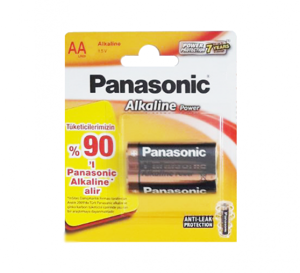 Panasonic Power Alkalin 2xAA Kalem Pil