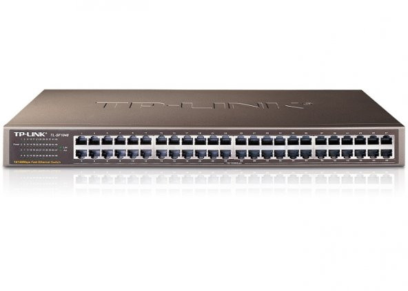TP-LINK TL-SF1048 48PORT 10/100 YÖNETİLEMEZ SWITCH - 1